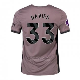 Camisola Tottenham Hotspur Jogador Davies 3º 2023-2024