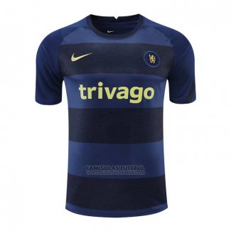 Camisola de Treinamento Chelsea 2022-2023 Azul Oscuro