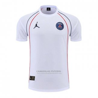 Camisola de Treinamento Paris Saint-Germain Jordan 2022-2023 Branco