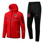 Fato de Treino Hoodie Atletico Madrid 2022-2023 Vermelho