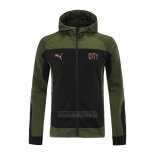Jaqueta Hoodie Manchester City 2021-2022 Verde