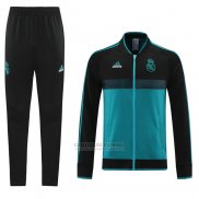 Jaqueta de Treinamento Real Madrid 2021-2022 Azul Y Preto