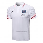 Polo Paris Saint-Germain Jordan 2021-2022 Branco