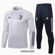 Sueter de Treinamento Juventus 2020-2021 Cinza