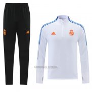 Sueter de Treinamento Real Madrid 2021-2022 Branco