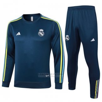 Sueter de Treinamento Real Madrid 2023 Azul