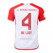 Camisola Bayern de Munique Jogador de Ligt 1º 2023-2024