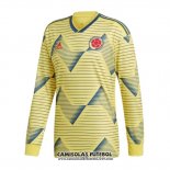 Camisola Colombia 1º Manga Comprida 2019