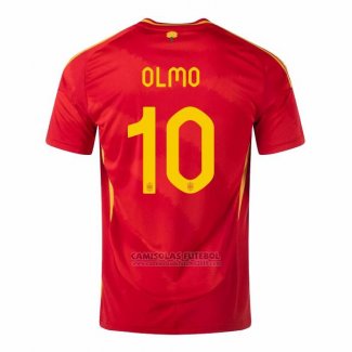 Camisola Espanha Jogador Olmo 1º 2024