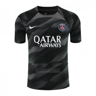 Camisola Paris Saint-Germain Goleiro 2023-2024 Preto