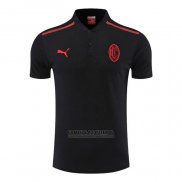 Camisola Polo del AC Milao 2022-2023 Preto