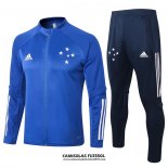Jaqueta de Treinamento Cruzeiro 2020-2021 Azul