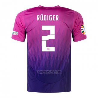 Camisola Alemanha Jogador Rudiger 2º 2024