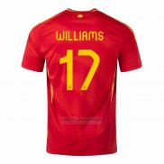 Camisola Espanha Jogador Williams 1º 2024