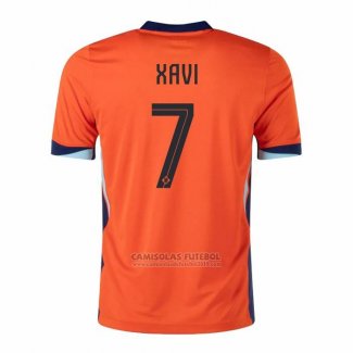 Camisola Holanda Jogador Xavi 1º 2024-2025