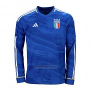 Camisola Italia 1º Manga Comprida 2023-2024