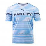 Camisola Pre-jogo Manchester City 2022 Azul