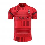Camisola de Treinamento AC Milao 2022-2023 Vermelho