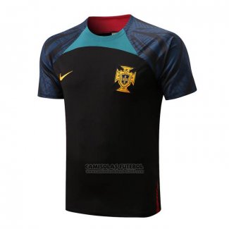 Camisola de Treinamento Portugal 2022-2023 Preto