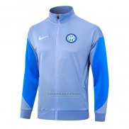 Jaqueta Inter de Milao 2024-2025 Cinza