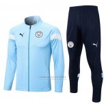 Jaqueta de Treinamento Manchester City 2022-2023 Azul Claro