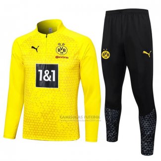 Sueter de Treinamento Dortmund 2023-2024 Amarelo