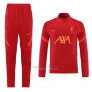 Sueter de Treinamento Liverpool 2021-2022 Vermelho