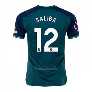 Camisola Arsenal Jogador Saliba 3º 2023-2024