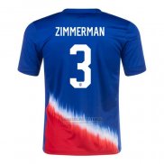 Camisola Estados Unidos Jogador Zimmerman 2º 2024
