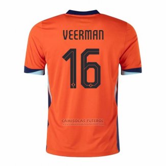 Camisola Holanda Jogador Veerman 1º 2024-2025