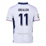 Camisola Inglaterra Jogador Grealish 1º 2024