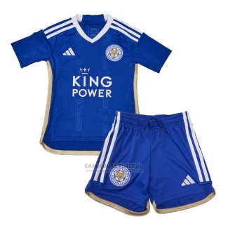 Camisola Leicester City 1º Crianca 2023-2024