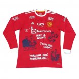 Camisola Manchester United Cr7 Manga Comprida 2021-2022