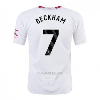 Camisola Manchester United Jogador Beckham 3º 2023-2024