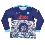 Camisola Naples Maradona Special Manga Comprida 2021-2022