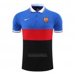 Camisola Polo del Barcelona 2022-2023 Azul Vermelho Preto