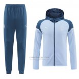 Fato de Treino Hoodie Manchester City 2024-2025 Azul