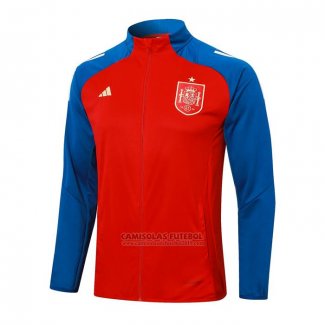 Jaqueta Espanha 2024-2025 Vermelho