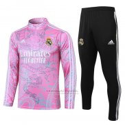 Sueter de Treinamento Real Madrid Crianca 2023-2024 Rosa