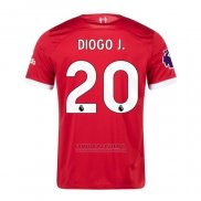 Camisola Liverpool Jogador Diogo J. 1º 2023-2024