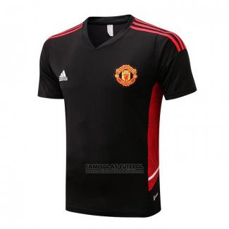 Camisola de Treinamento Manchester United 2022-2023 Preto