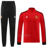 Jaqueta de Treinamento Manchester United 2023-2024 Vermelho