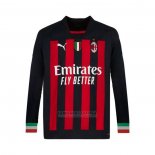 Camisola AC Milao 1º Manga Comprida 2022-2023
