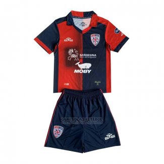 Camisola Cagliari Calcio 1º Crianca 2023-2024