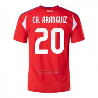 Camisola Chile Jogador Ch.aranguiz 1º 2024