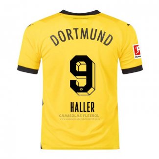 Camisola Dortmund Jogador Haller 1º 2023-2024