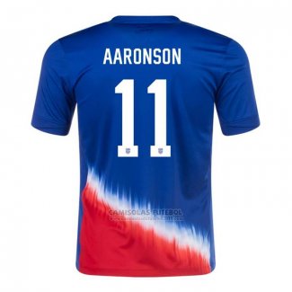 Camisola Estados Unidos Jogador Aaronson 2º 2024