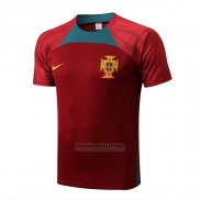 Camisola de Treinamento Portugal 2022-2023 Vermelho