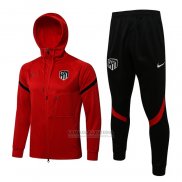 Fato de Treino Hoodie Atletico Madrid 2021-2022 Vermelho