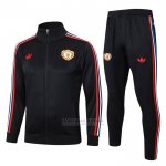 Jaqueta de Treinamento Manchester United Crianca 2024-2025 Preto